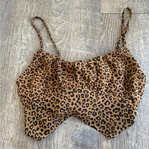 Blush Animal Print Top